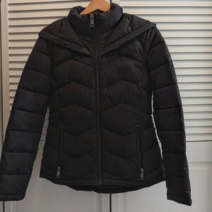 Calvin Klein Women's Charcoal Puffer Jacket